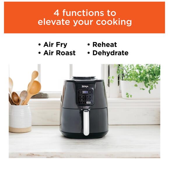 Ninja 4qt Air Fryer - Black AF101:
Stainless Steel, 1550W, Digital Control - Picture 2 of 2